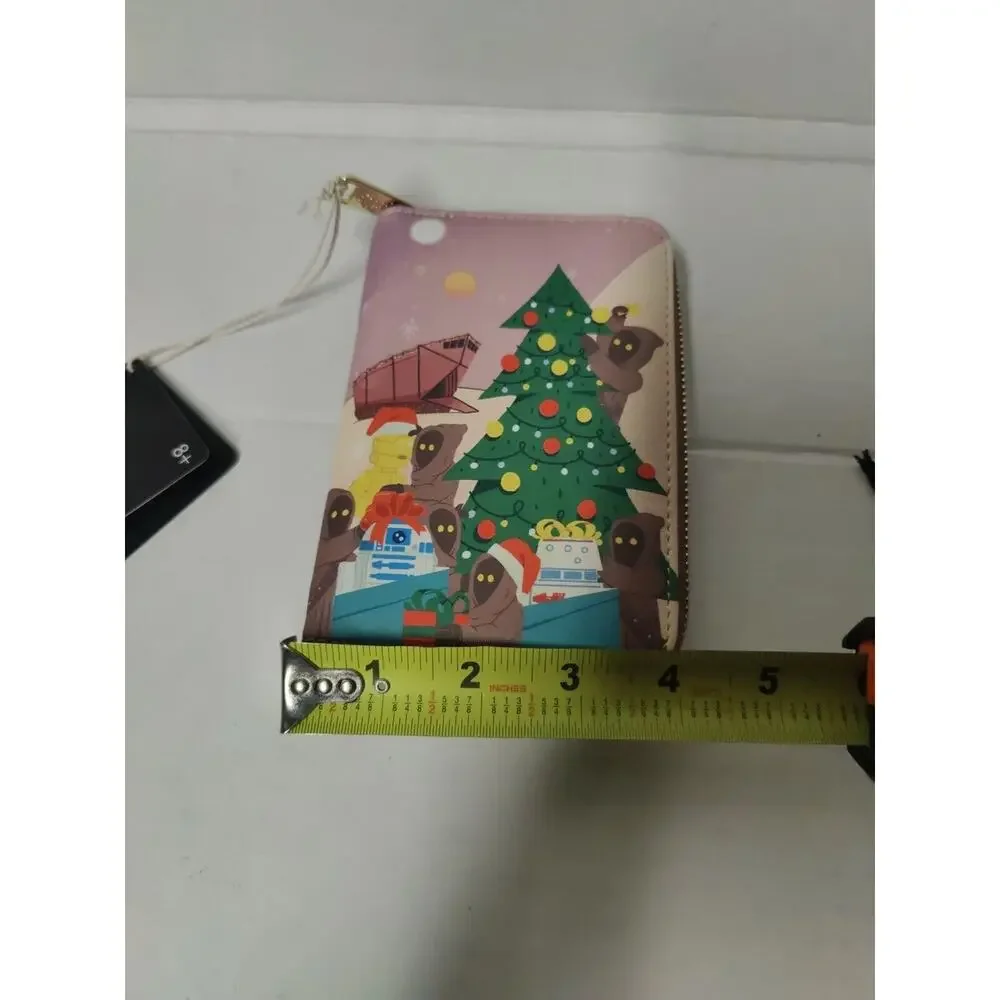 Copied - Loungefly Star Wars Jawa Xmas Tree Wallet Brown - Picture 10 of 12